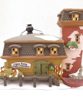 Cape Keag Fish Cannery 56529 Department 56 New England Village Series